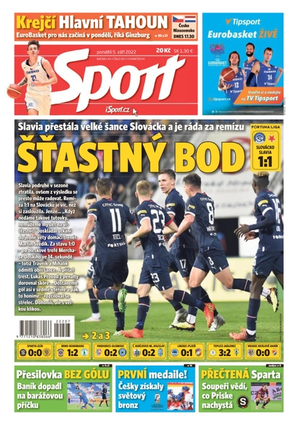 E-magazín Sport - 5.9.2022 - CZECH NEWS CENTER a. s.