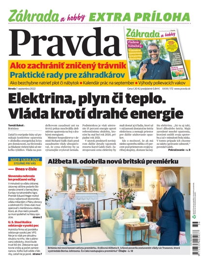 E-magazín Denník Pravda 07. 09. 2022 - OUR MEDIA SR a. s.