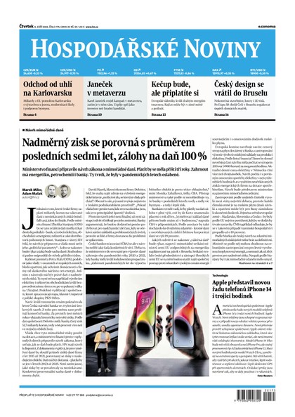 E-magazín HN 175 - 8.9.2022 - Economia, a.s.