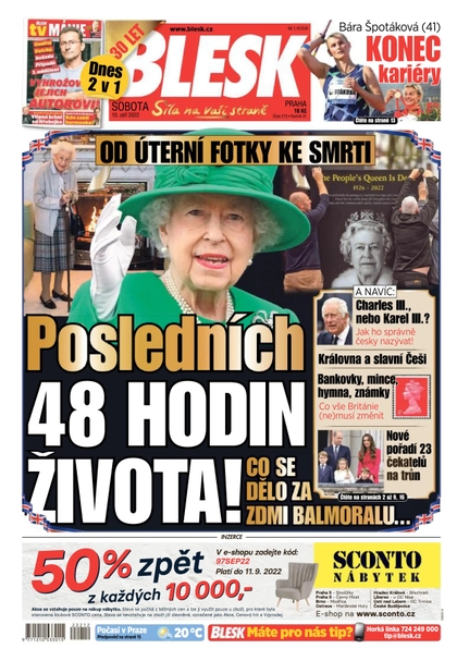 E-magazín BLESK - 10.9.2022 - CZECH NEWS CENTER a. s.