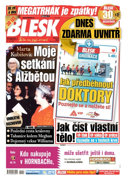 E-magazín BLESK - 12.9.2022 - CZECH NEWS CENTER a. s.