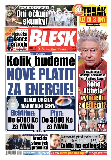 E-magazín BLESK - 13.9.2022 - CZECH NEWS CENTER a. s.