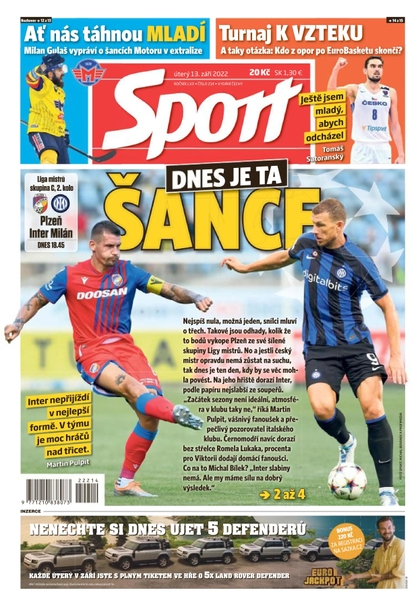 E-magazín Sport - 13.9.2022 - CZECH NEWS CENTER a. s.