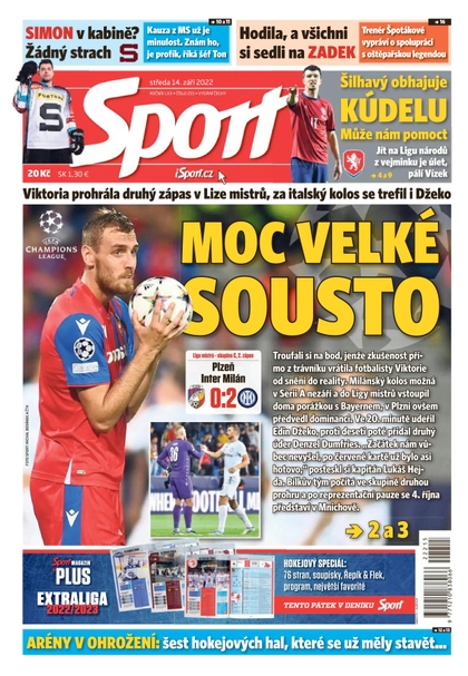 E-magazín Sport - 14.9.2022 - CZECH NEWS CENTER a. s.