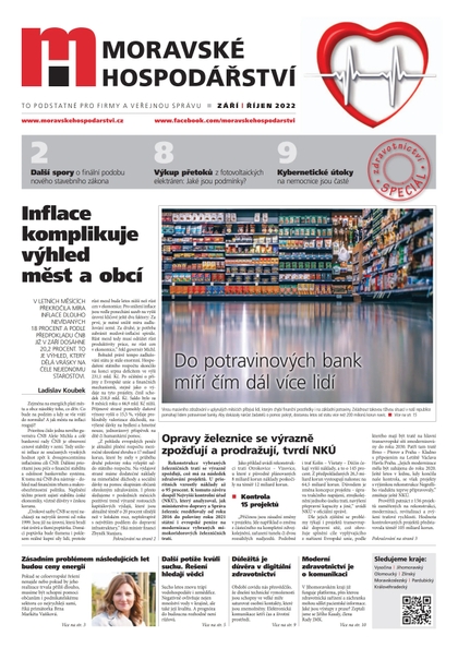 E-magazín MH říjen 2022 - Magnus Regio, vydavatel Moravského hospodářství