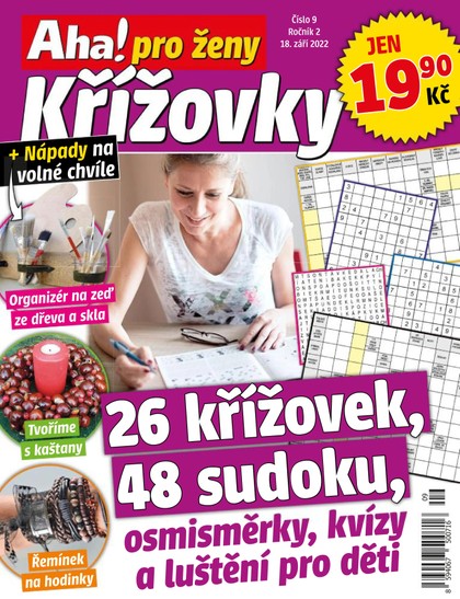 E-magazín Aha! pro ženy křížovky - 09/2022 - CZECH NEWS CENTER a. s.