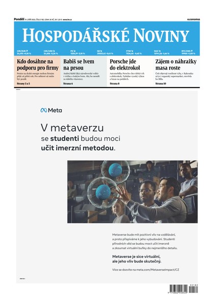 E-magazín HN 182 - 19.09.2022  - Economia, a.s.