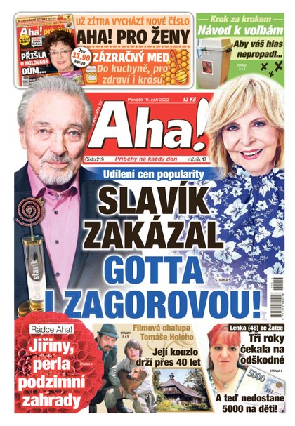 E-magazín Aha! - 19.9.2022 - CZECH NEWS CENTER a. s.