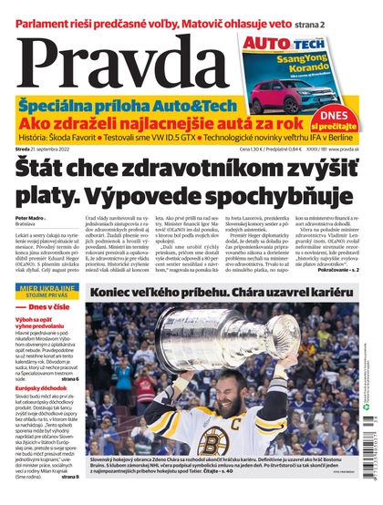 E-magazín Denník Pravda 21. 09. 2022 - OUR MEDIA SR a. s.