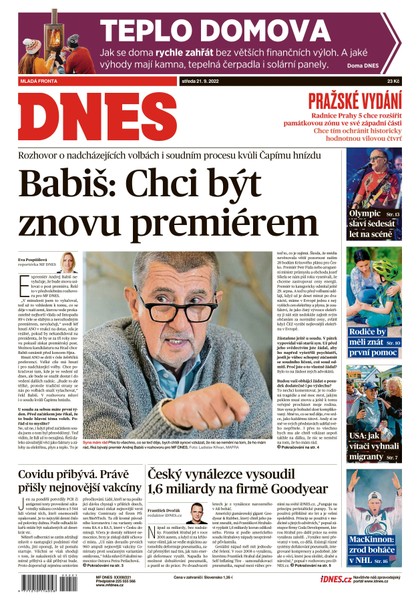 E-magazín MF DNES - 21.9.2022 - MAFRA, a.s.