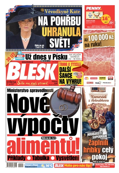 E-magazín BLESK - 21.9.2022 - CZECH NEWS CENTER a. s.