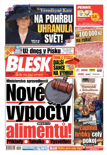 E-magazín BLESK - 21.9.2022 - CZECH NEWS CENTER a. s.