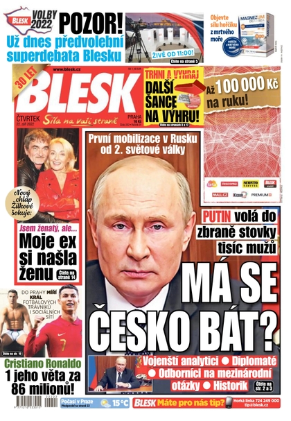 E-magazín BLESK - 22.9.2022 - CZECH NEWS CENTER a. s.
