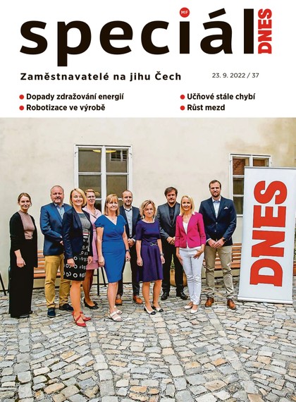 E-magazín Magazín DNES Speciál Jižní Čechy - 23.9.2022 - MAFRA, a.s.