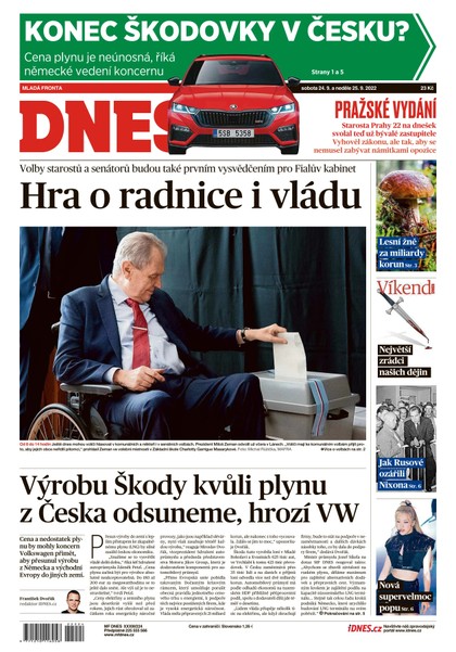 E-magazín MF DNES - 24.9.2022 - MAFRA, a.s.