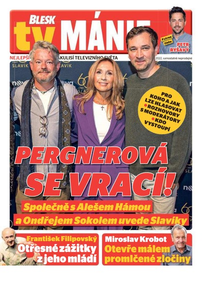 E-magazín BLESK Tv manie - 24.9.2022 - CZECH NEWS CENTER a. s.