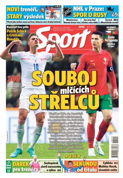 E-magazín Sport - 24.9.2022 - CZECH NEWS CENTER a. s.