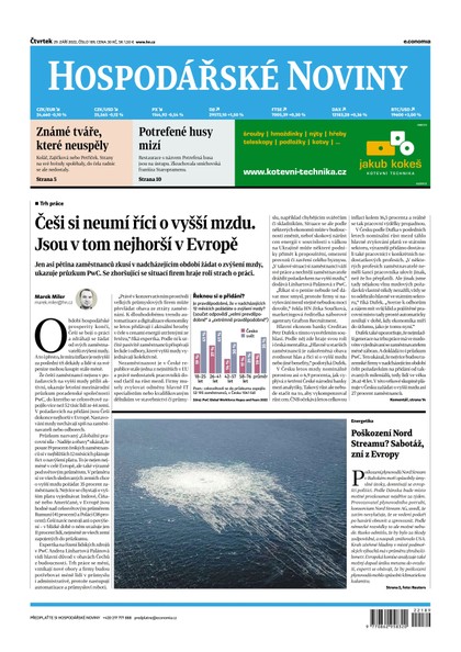 E-magazín HN 189 - 29.09.2022  - Economia, a.s.