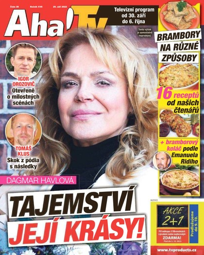 E-magazín Příloha Aha! s Tv magazínem - 29.9.2022 - CZECH NEWS CENTER a. s.