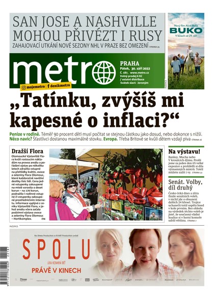 E-magazín METRO - 30.9.2022 - MAFRA, a.s.