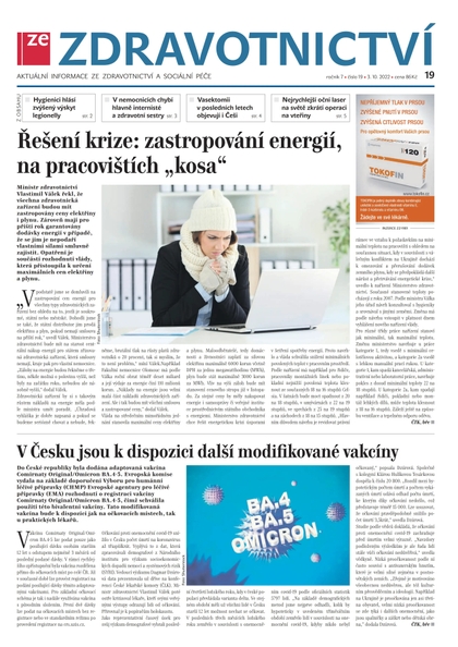 E-magazín Ze Zdravotnictví 19/2022 - A 11 s.r.o.