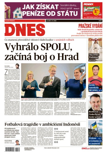 E-magazín MF DNES - 3.10.2022 - MAFRA, a.s.