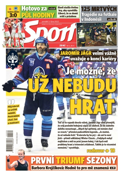 E-magazín Sport - 3.10.2022 - CZECH NEWS CENTER a. s.