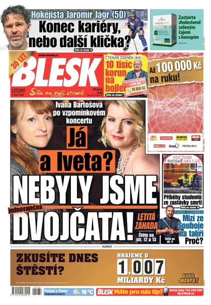 E-magazín BLESK - 4.10.2022 - CZECH NEWS CENTER a. s.