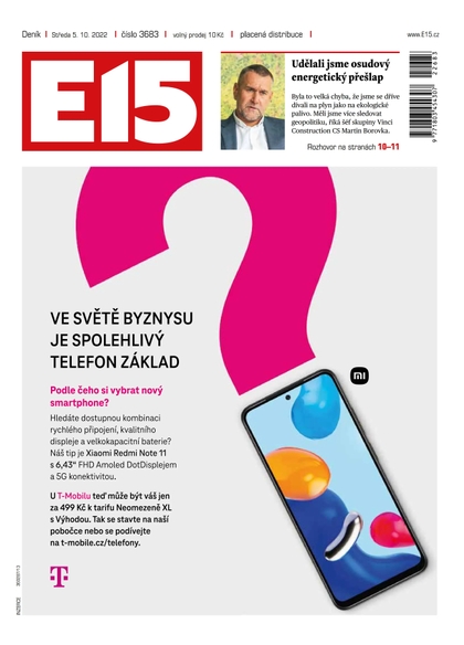 E-magazín E15 - 5.10.2022 - CZECH NEWS CENTER a. s.