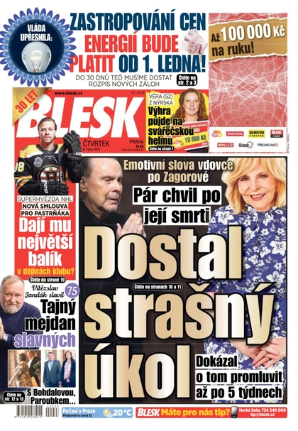 E-magazín BLESK - 6.10.2022 - CZECH NEWS CENTER a. s.