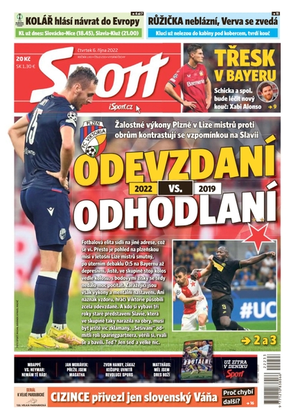 E-magazín Sport - 6.10.2022 - CZECH NEWS CENTER a. s.