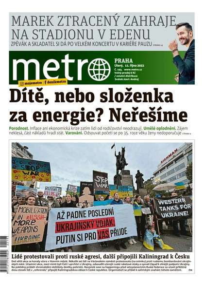 E-magazín METRO - 11.10.2022 - MAFRA, a.s.