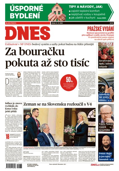 E-magazín MF DNES - 12.10.2022 - MAFRA, a.s.