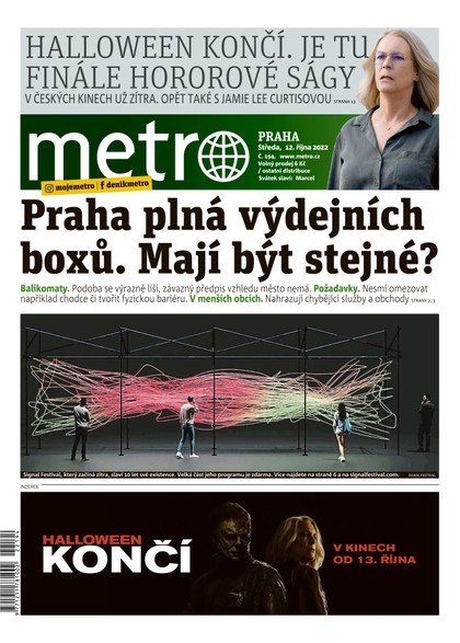E-magazín METRO - 12.10.2022 - MAFRA, a.s.