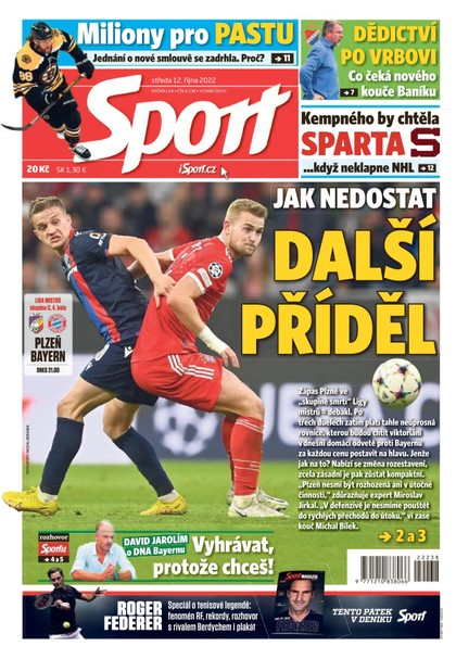 E-magazín Sport - 12.10.2022 - CZECH NEWS CENTER a. s.