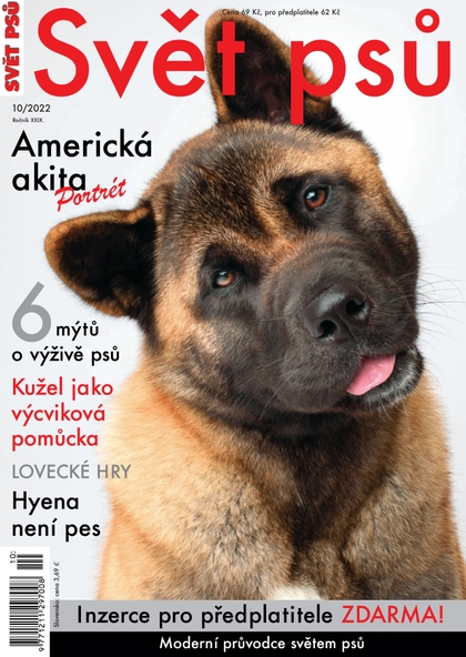 E-magazín Svět psů, 10-2022 - Nakladatelství Minerva CZ, s. r. o.
