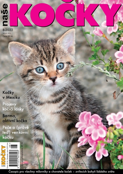 E-magazín Naše kočky, 08-2022 - Nakladatelství Minerva CZ, s. r. o.