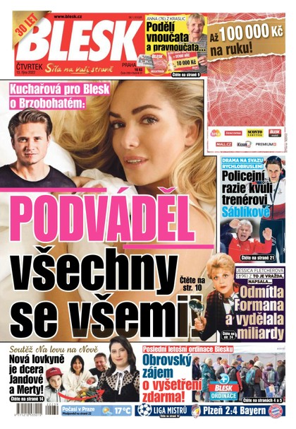 E-magazín BLESK - 13.10.2022 - CZECH NEWS CENTER a. s.