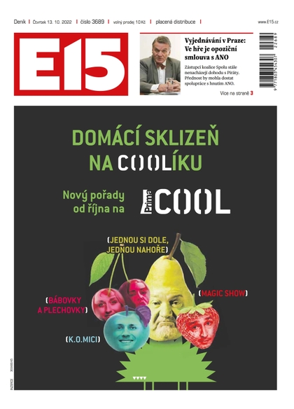 E-magazín E15 - 13.10.2022 - CZECH NEWS CENTER a. s.