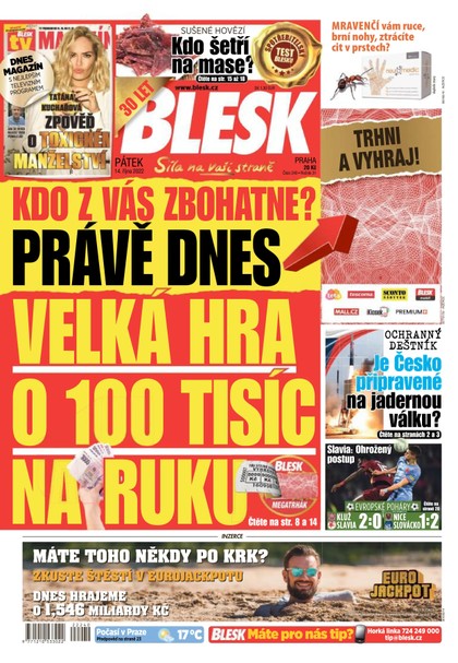 E-magazín BLESK - 14.10.2022 - CZECH NEWS CENTER a. s.