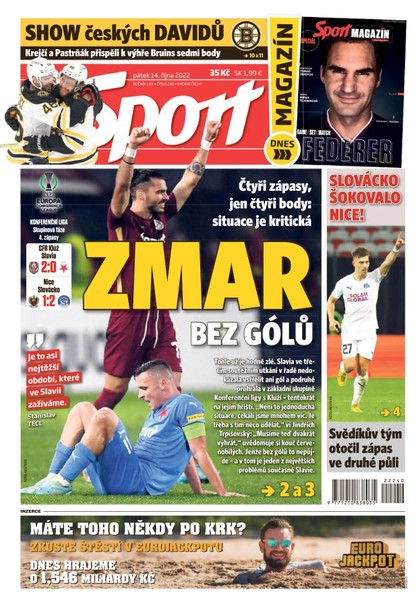 E-magazín Sport - 14.10.2022 - CZECH NEWS CENTER a. s.