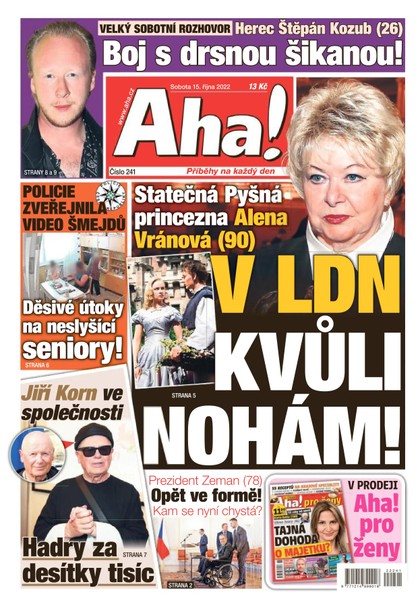 E-magazín Aha! - 15.10.2022 - CZECH NEWS CENTER a. s.