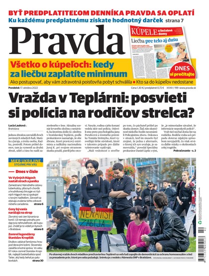 E-magazín Denník Pravda 17. 10. 2022 - OUR MEDIA SR a. s.