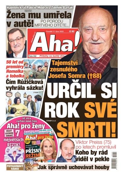 E-magazín Aha! - 17.10.2022 - CZECH NEWS CENTER a. s.