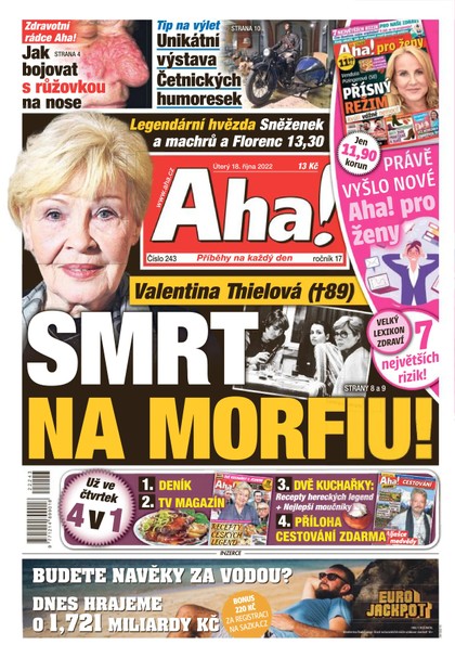 E-magazín Aha! - 18.10.2022 - CZECH NEWS CENTER a. s.