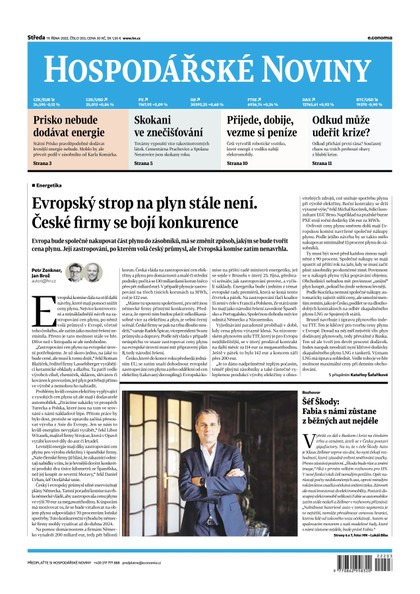 E-magazín HN 203 - 19.10.2022  - Economia, a.s.