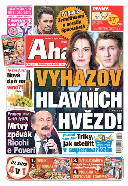 E-magazín Aha! - 19.10.2022 - CZECH NEWS CENTER a. s.