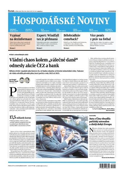 E-magazín HN 204 - 20.10.2022 - Economia, a.s.