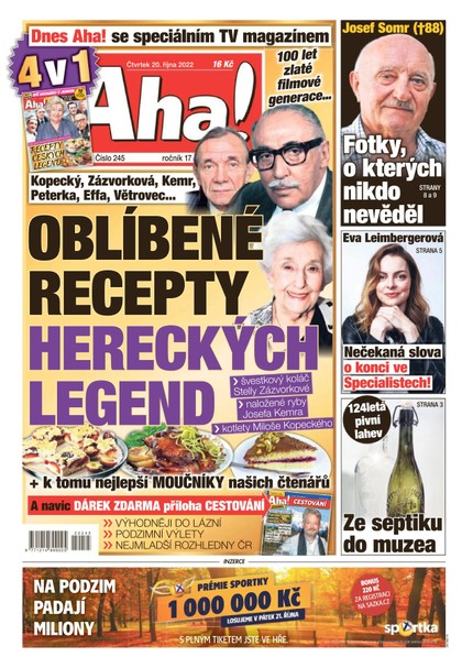E-magazín Aha! - 20.10.2022 - CZECH NEWS CENTER a. s.