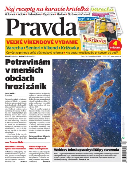 E-magazín Denník Pravda 21. 10. 2022 - OUR MEDIA SR a. s.